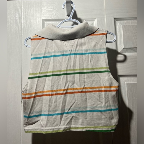 Tommy Hilfiger striped tank button up - Picture 2 of 3